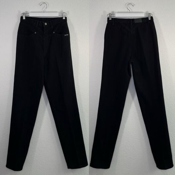 Vintage Rockies Mountains‎ Jean Black High Rise Mom Jean size 13 - Picture 1 of 7